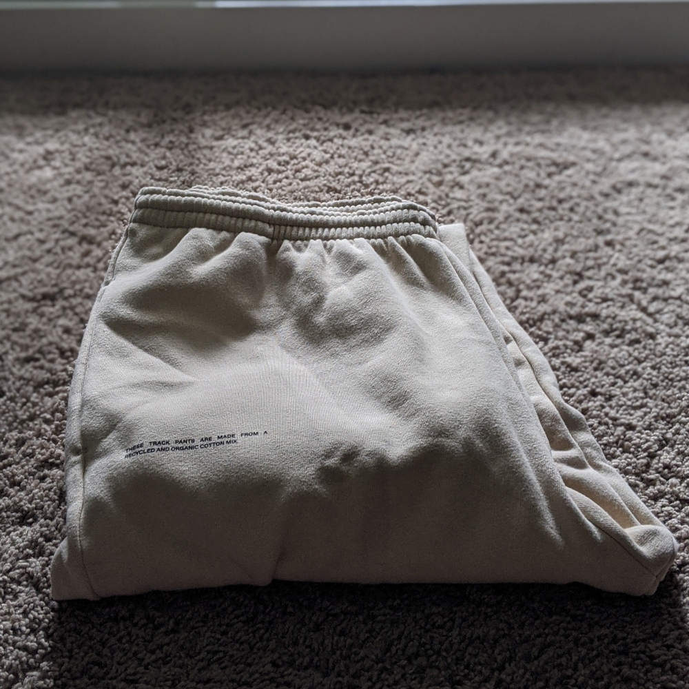 Pangaia unisex track pants - Sand